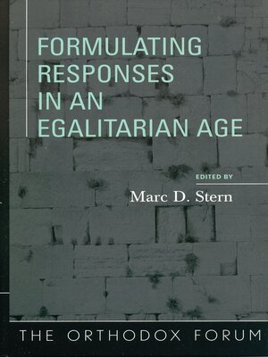 cover image of Formulating Responses in an Egalitarian Age